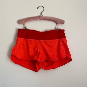 Lululemon 2.5” Red Running Short